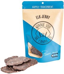 Winnie Lou Elk Jerky Dog Treats, 2.5-oz bag