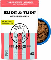 Winnie Lou Limites Ingredient Diet Surf & Turf Air-Dried Dog Food, 2-lb bag