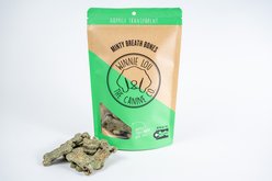 Winnie Lou Minty Breath Bones Crunchy Dog Treats, 4-oz bag slide 1 of 7