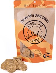 Winnie Lou Pumpkin Canine Cookies Crunchy Dog Treats, 4-oz bag