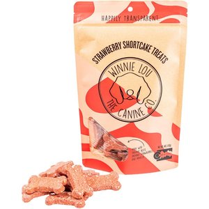 Winnie Lou Strawberry Shortcake Crunchy Dog Treats, 4-oz bag