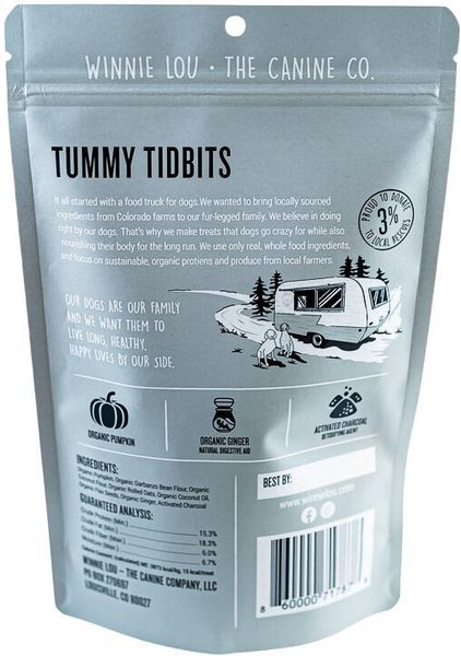 Winnie Lou Tummy Tidbits Crunchy Dog Treats, 4-oz bag