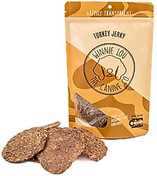 Winnie Lou Turkey Jerky Dog Treats, 3.5-oz bag