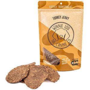 Winnie Lou Turkey Jerky Dog Treats, 3.5-oz bag