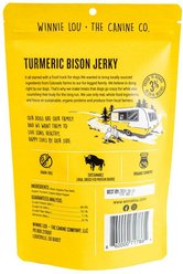 Winnie Lou Turmeric Bison Jerky Dog Treats, 2.5-oz bag slide 2 of 4