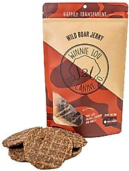 Winnie Lou Wild Boar Jerky Dog Treats, 3.5-oz bag