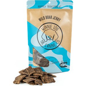 Winnie Lou Wild Boar Jerky Dog Treats, 3.5-oz bag