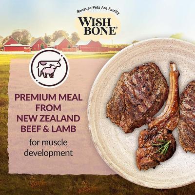 Show full view: Wishbone Graze New Zealand Whole Dog Health Adult Grain-Free Beef & Lamb Dry Dog Food, 20-lb bag slide 3 of 9