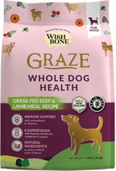 Wishbone Graze New Zealand Whole Dog Health Adult Grain-Free Beef & Lamb Dry Dog Food, 4-lb bag