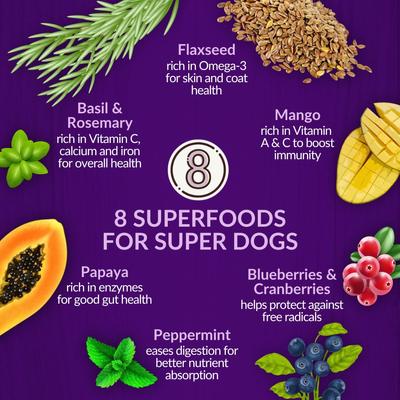 Show full view: Wishbone Ocean New Zealand Whole Dog Health Adult Grain-Free King Salmon Dry Dog Food, 4-lb bag slide 4 of 9