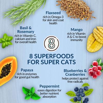 Show full view: Wishbone Roost New Zealand Chicken Grain-Free Complete Cat Health Dry Cat Food, 4-lb bag slide 4 of 11