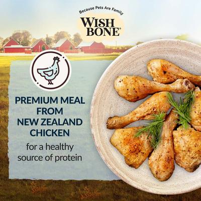 Show full view: Wishbone Roost New Zealand Whole Dog Health Adult Grain-Free Chicken Dry Dog Food, 4-lb bag slide 9 of 9