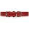 Show in main carousel: W.Kleinberg The Lulu Embossed Crocodile Dog Collar, Red, X-Small slide 3 of 6