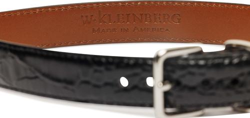 Show full view: W.Kleinberg The Teddy Alligator Dog Collar, Black, X-Large slide 5 of 7