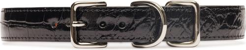 Show full view: W.Kleinberg The Teddy Alligator Dog Collar, Black, X-Small slide 4 of 7