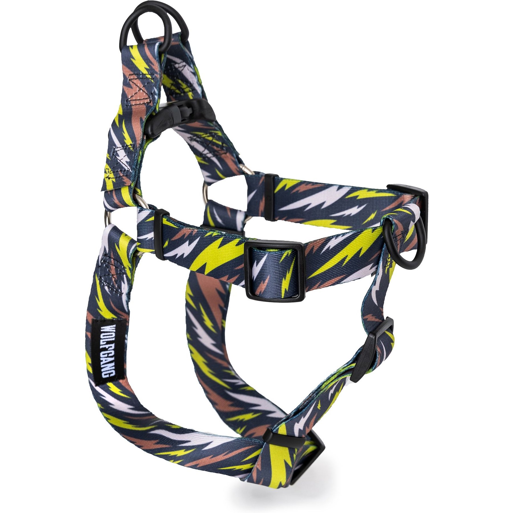 Wolfgang CamoBolt Comfort No Pull Step In Back Clip Dog Harness, Large: 20 to 30-in chest