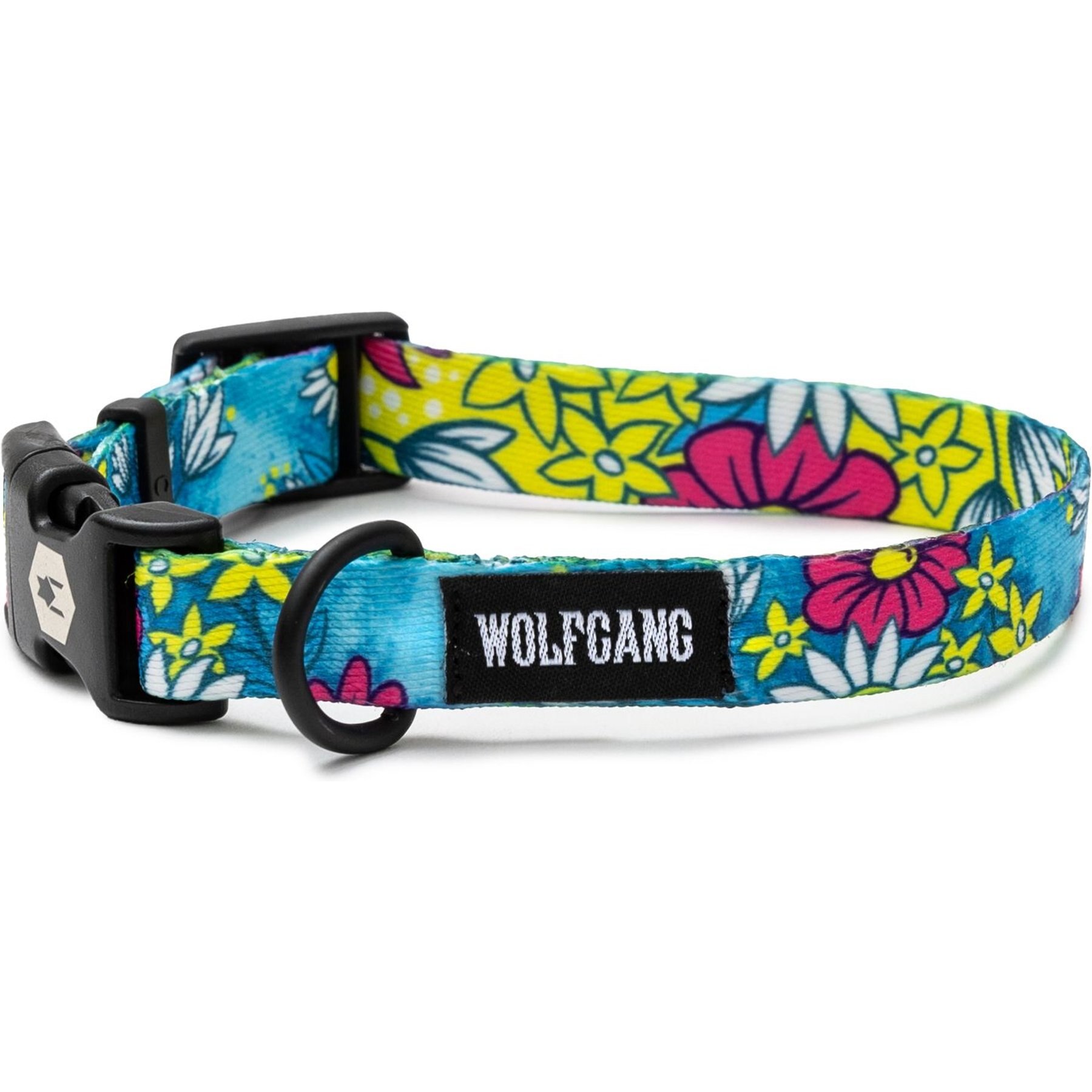 WOLFGANG LazyDaisy Polyester Standard Dog Collar, Large