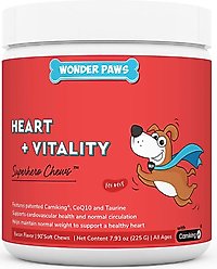 Wonder Paws Cardio Support Soft Chews Supplement for Dogs, 90 count