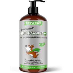 Wonder Paws Glucosamine Liquid Joint Supplement for Dogs, 16-fl oz bottle