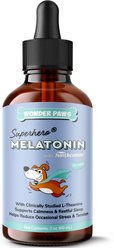 Wonder Paws Melatonin & L-Theanine Bacon Flavored Liquid Calming Supplement for Dogs, 2-fl oz bottle