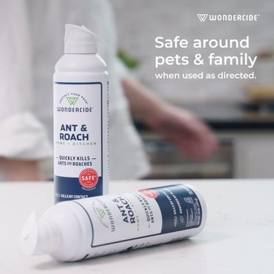 Show full view: Wondercide Ant & Roach Home & Kitchen Aerosol Spray, 10-fl oz bottle slide 4 of 7