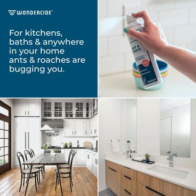 Show full view: Wondercide Ant & Roach Home & Kitchen Aerosol Spray, 10-fl oz bottle slide 5 of 7