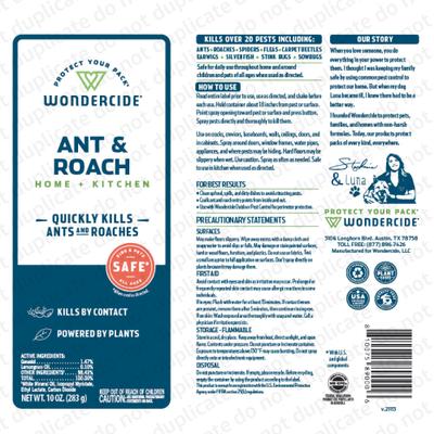 Show full view: Wondercide Ant & Roach Home & Kitchen Aerosol Spray, 10-fl oz bottle slide 6 of 7