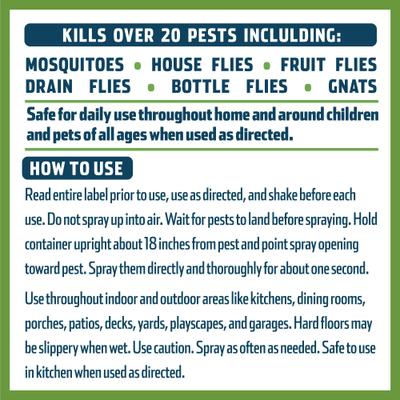 Show full view: Wondercide Mosquito & Fly Indoor & Outdoor Aerosol Spray, 10-fl oz bottle slide 8 of 8