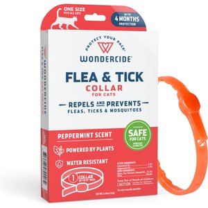 Wondercide Natural Flea, Tick & Mosquito Repellent Cat Collar, Peppermint