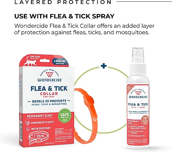Show full view: Wondercide Natural Flea, Tick & Mosquito Repellent Cat Collar, Peppermint slide 5 of 8