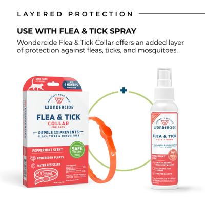 Show full view: Wondercide Natural Flea, Tick & Mosquito Repellent Cat Collar, Peppermint slide 5 of 8
