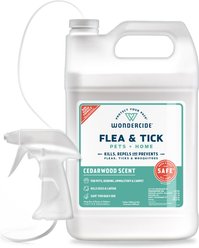 Wondercide Natural Flea, Tick & Mosquito Spray for Dogs & Cats, Cedarwood, 128-fl oz bottle