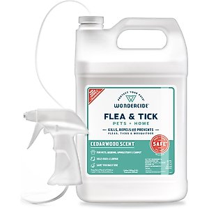 Wondercide Natural Flea, Tick & Mosquito Spray for Dogs & Cats, Cedarwood, 128-fl oz bottle