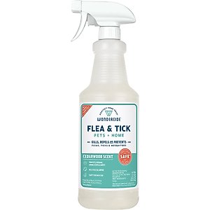 Wondercide Natural Flea, Tick & Mosquito Spray for Dogs & Cats, Cedarwood, 32-fl oz bottle