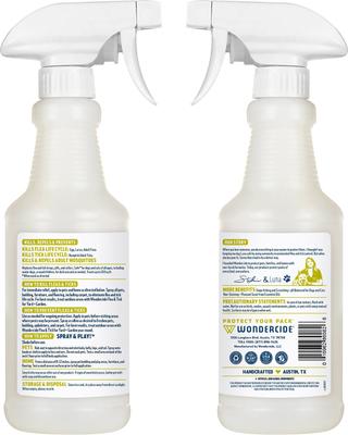 Show full view: Wondercide Natural Flea, Tick & Mosquito Spray for Dogs & Cats, Lemongrass, 16-fl oz bottle slide 2 of 11