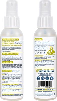 Show full view: Wondercide Natural Flea, Tick & Mosquito Spray for Dogs & Cats, Lemongrass, 4-fl oz bottle slide 2 of 11