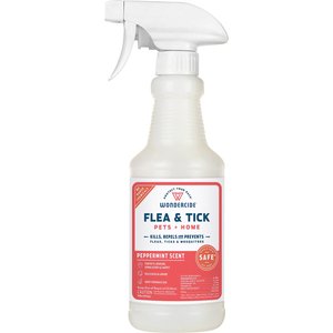 Wondercide Natural Flea, Tick & Mosquito Spray for Dogs & Cats, Peppermint, 16-fl oz bottle