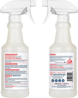 Show full view: Wondercide Natural Flea, Tick & Mosquito Spray for Dogs & Cats, Peppermint, 16-fl oz bottle slide 2 of 11
