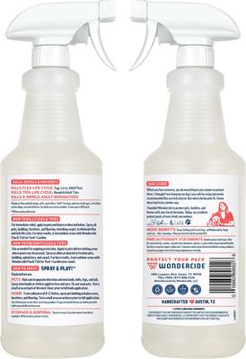 Show full view: Wondercide Natural Flea, Tick & Mosquito Spray for Dogs & Cats, Peppermint, 32-fl oz bottle slide 2 of 11