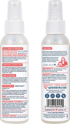 Show full view: Wondercide Natural Flea, Tick & Mosquito Spray for Dogs & Cats, Peppermint, 4-fl oz bottle slide 2 of 11