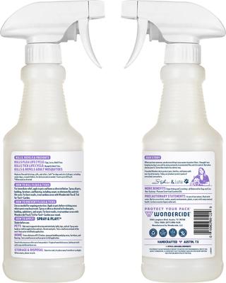 Show full view: Wondercide Natural Flea, Tick & Mosquito Spray for Dogs & Cats, Rosemary, 16-fl oz bottle slide 2 of 11