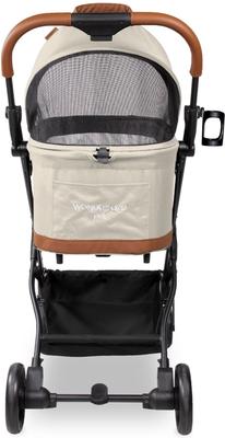Show full view: Wonderfold P2 Cat & Dog Stroller, Sandy Beige slide 5 of 9