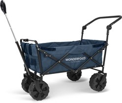 Wonderfold Utility Outdoor Beach Tires Dog & Cat Wagon, Blue