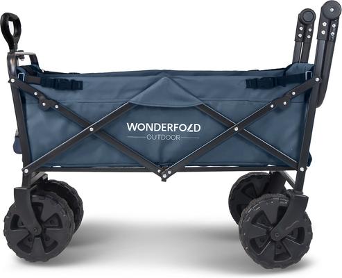 Show full view: Wonderfold Utility Outdoor Beach Tires Dog & Cat Wagon, Blue slide 3 of 8