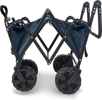 Show full view: Wonderfold Utility Outdoor Beach Tires Dog & Cat Wagon, Blue slide 4 of 8
