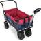 Show in main carousel: Wonderfold Utility Outdoor Beach Tires Dog & Cat Wagon, Navy/Red slide 6 of 8