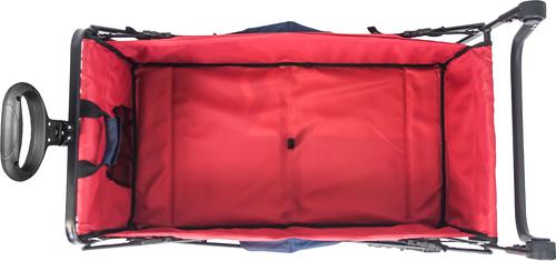 Show full view: Wonderfold Utility Outdoor Beach Tires Dog & Cat Wagon, Navy/Red slide 7 of 8