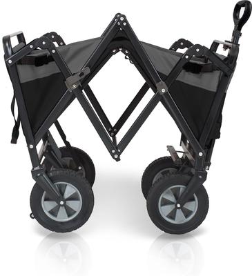 Show full view: Wonderfold Utility Outdoor Dog & Cat Wagon, Black/Gray slide 2 of 9