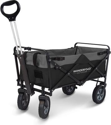Show full view: Wonderfold Utility Outdoor Dog & Cat Wagon, Black/Gray slide 5 of 9