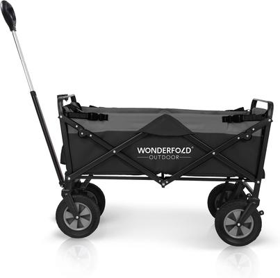 Show full view: Wonderfold Utility Outdoor Dog & Cat Wagon, Black/Gray slide 6 of 9